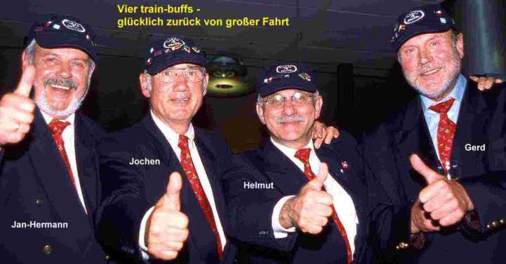 13.08.2003 - Flughafen Hann.-Langenhagen: Ein dankbares Quartett ist gl�cklich heimgekehrt!